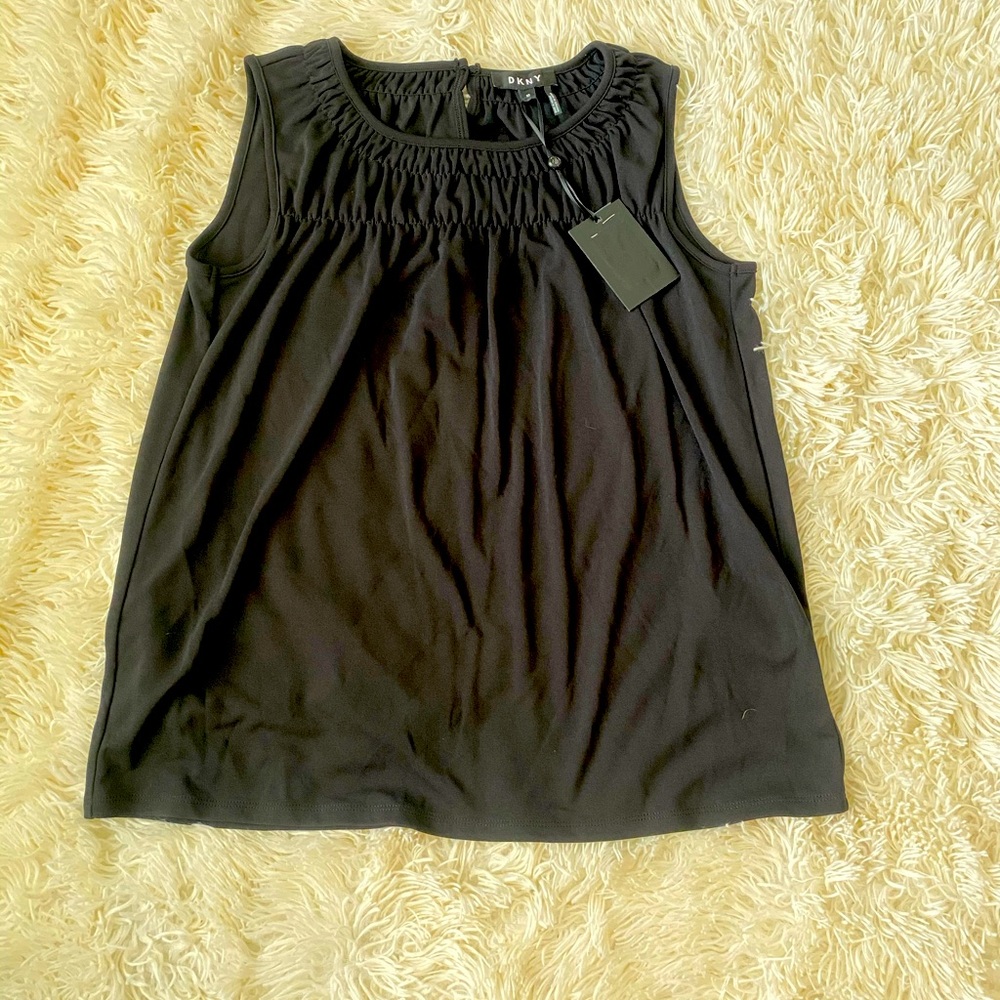 NWT black DKNY blouse